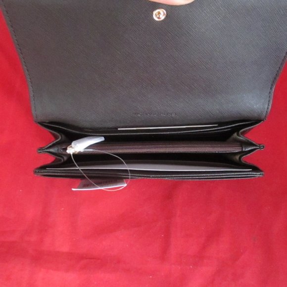 Michael Kors Fulton Signature Carryall Flap Wallet - Picture 8 of 9